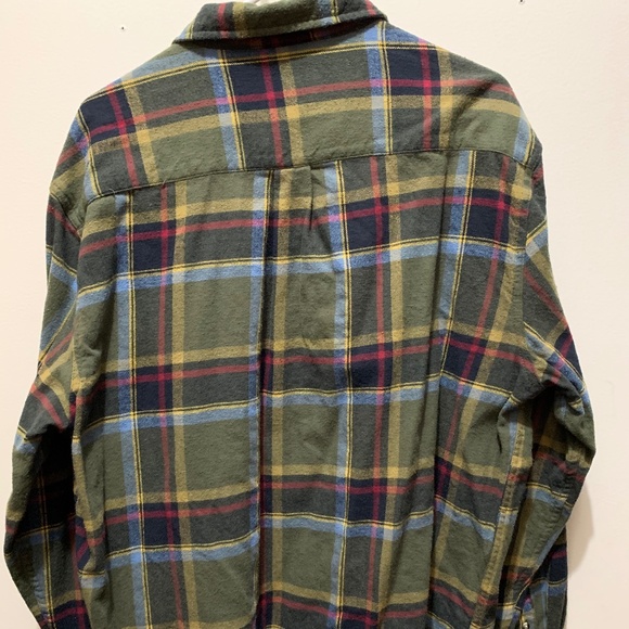 Men's LS Flannel Button-Front Shirt - Picture 5 of 5